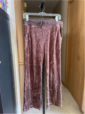 Women's 89 & Madison Brown Velour Track Pants Size M